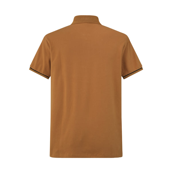 Camiseta 58202 Tipo Polo Brown Para Hombre
