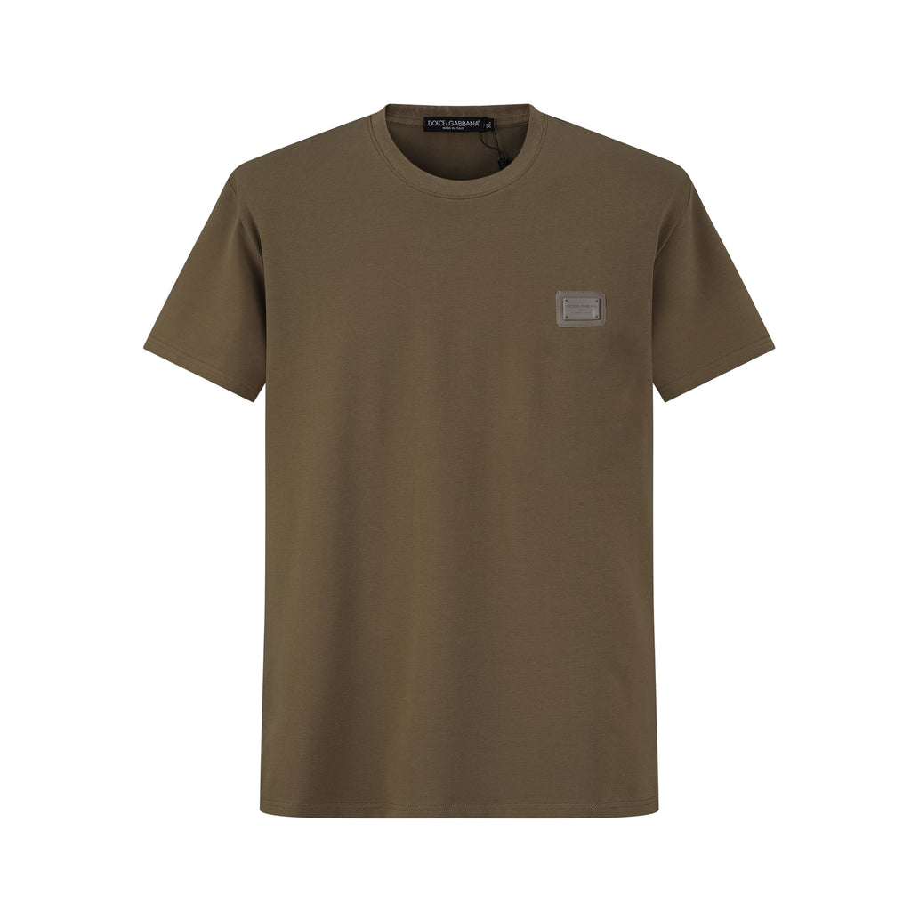 Camiseta 86033  Basica Brown Para Hombre