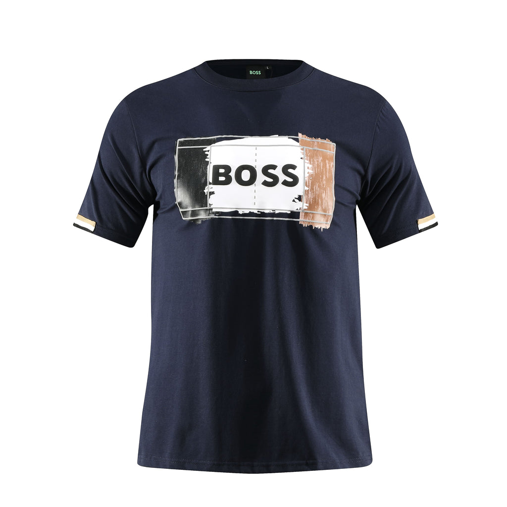 Camiseta 786653 Estampada Azul Oscuro Para Hombre