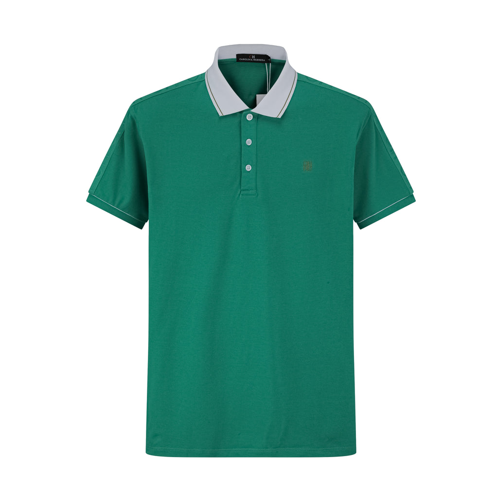 Camiseta 58145 Tipo Polo Verde Para Hombre