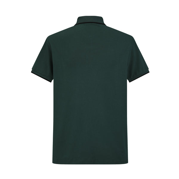 Camiseta 58183 Tipo Polo Verde Oscuro Para Hombre