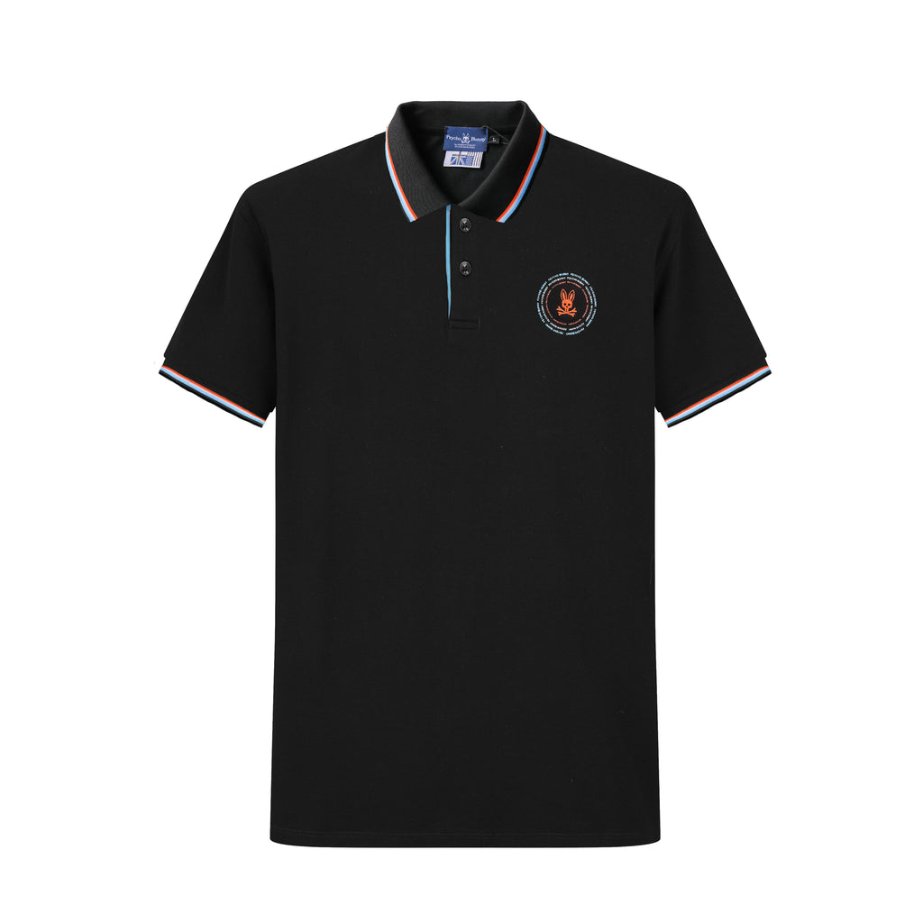 Camiseta 38170 Tipo Polo Negra Para Hombre