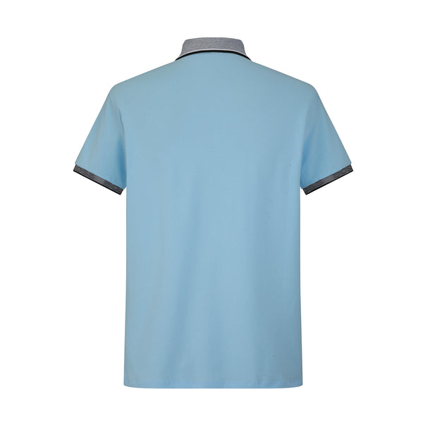 Camiseta 58169Tipo Polo Azul Claro Para Hombre