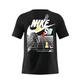 Camiseta 786631 Estampada Negra Para Hombre