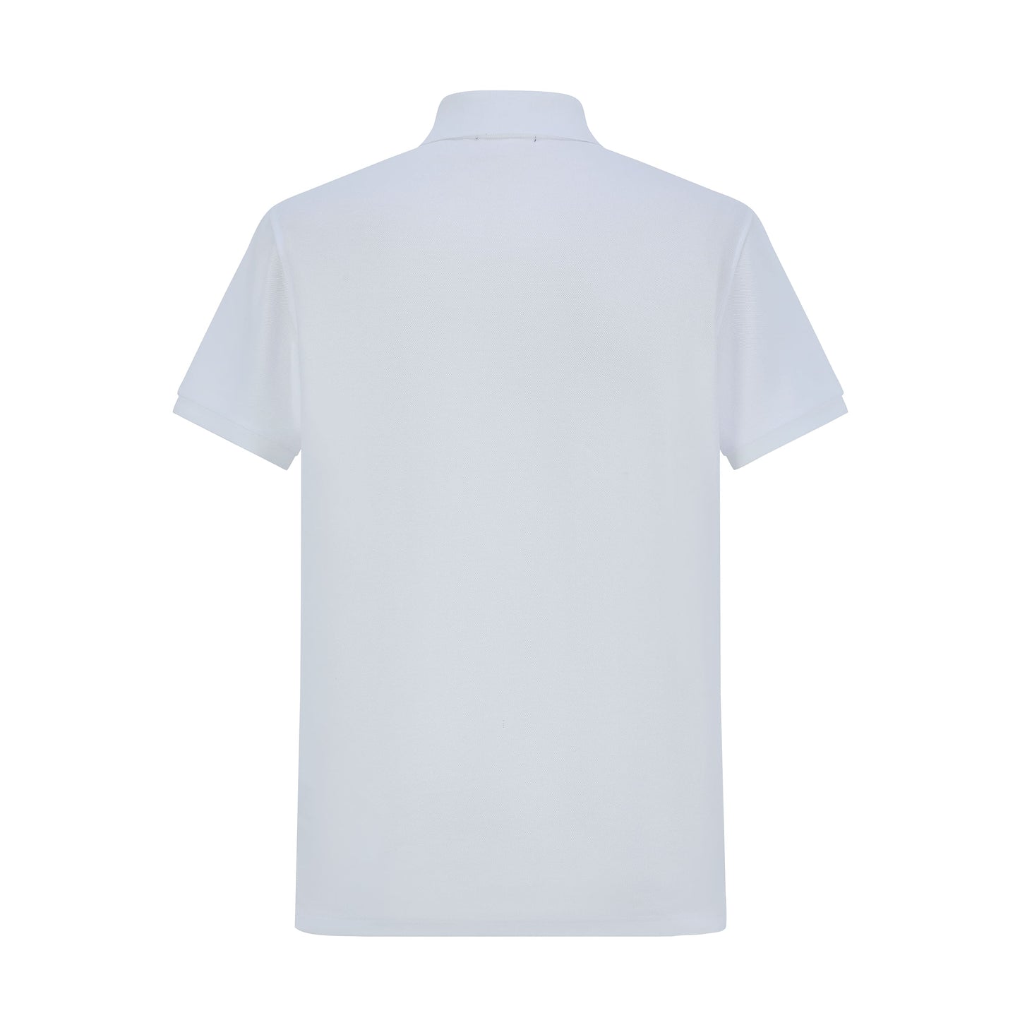 Camiseta 13614# Tipo Polo Blanca Para Hombre