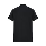 Camiseta 13614# Tipo Polo Negra Para Hombre