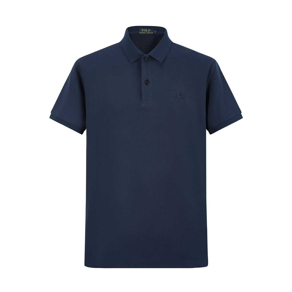 Camiseta 22550# Tipo Polo Azul Oscuro Para Hombre