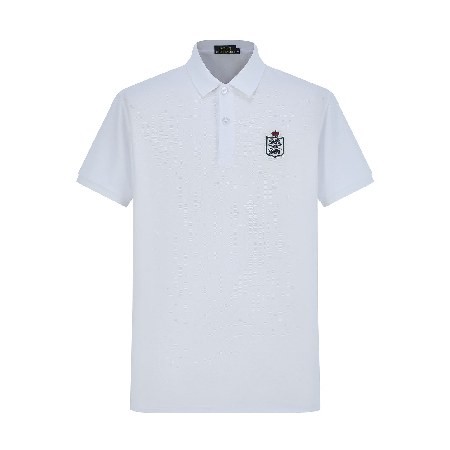 Camiseta 22551# Tipo Polo Blanca Para Hombre