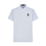 Camiseta 22551# Tipo Polo Blanca Para Hombre