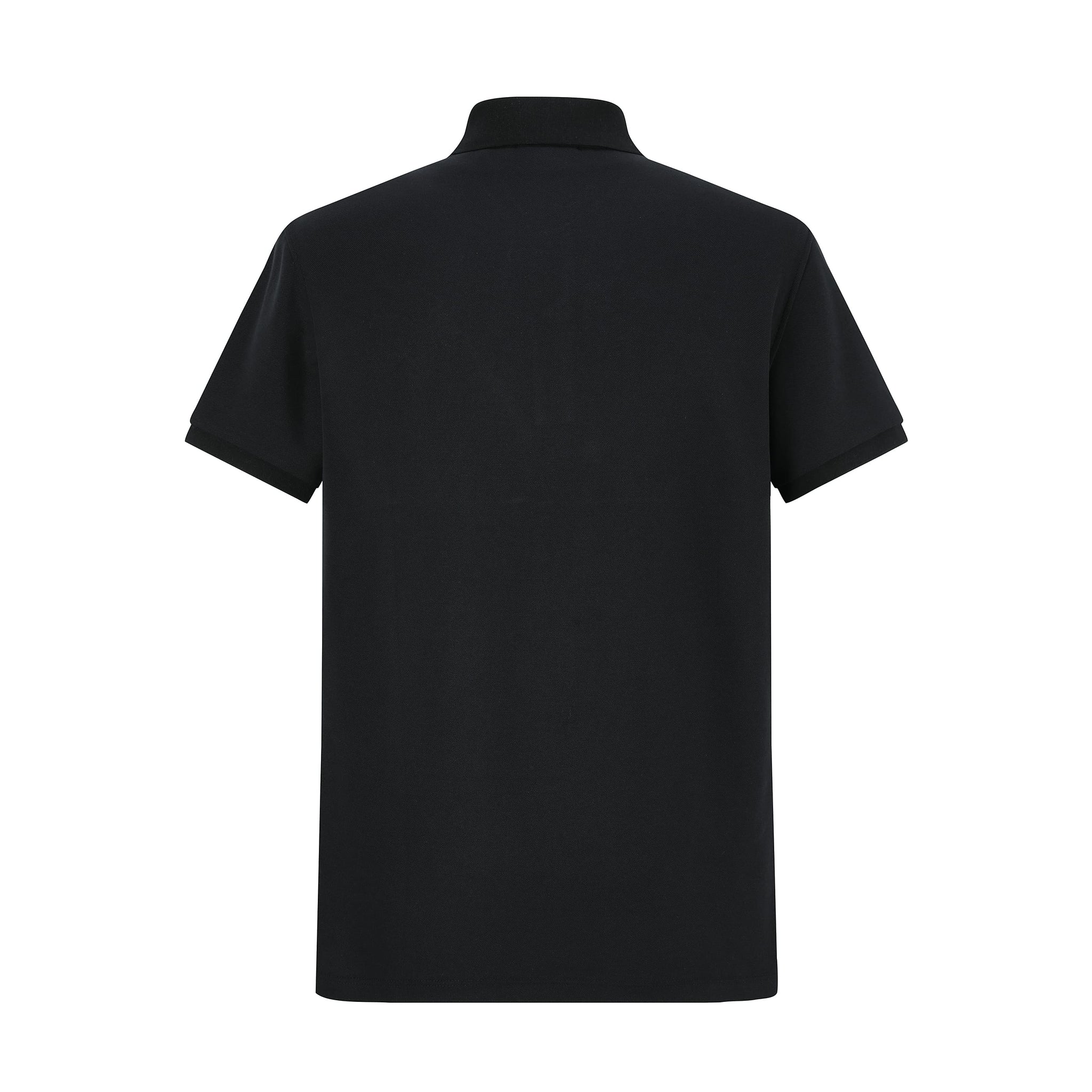 Camiseta 22551# Tipo Polo Negra Para Hombre