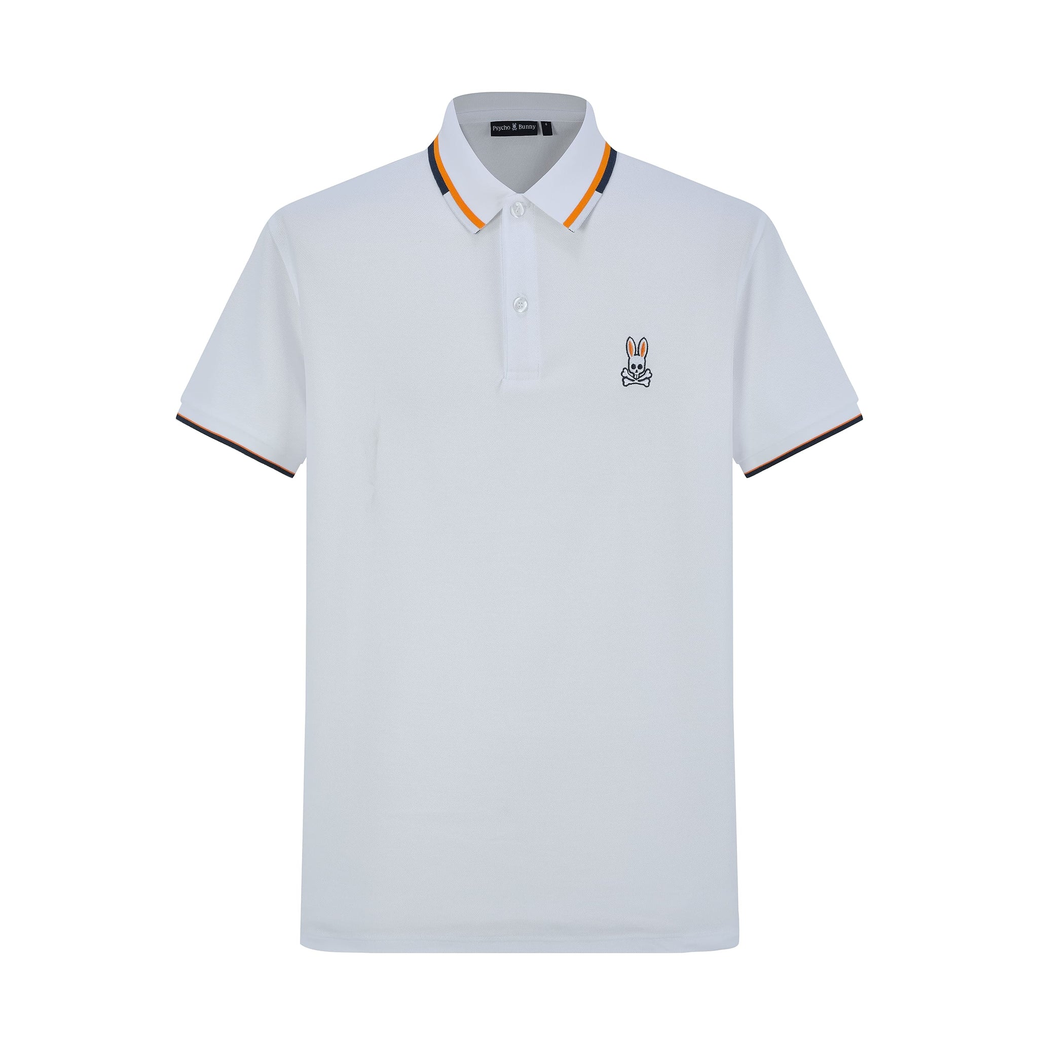 Camiseta 22473# Tipo Polo Blanca Para Hombre