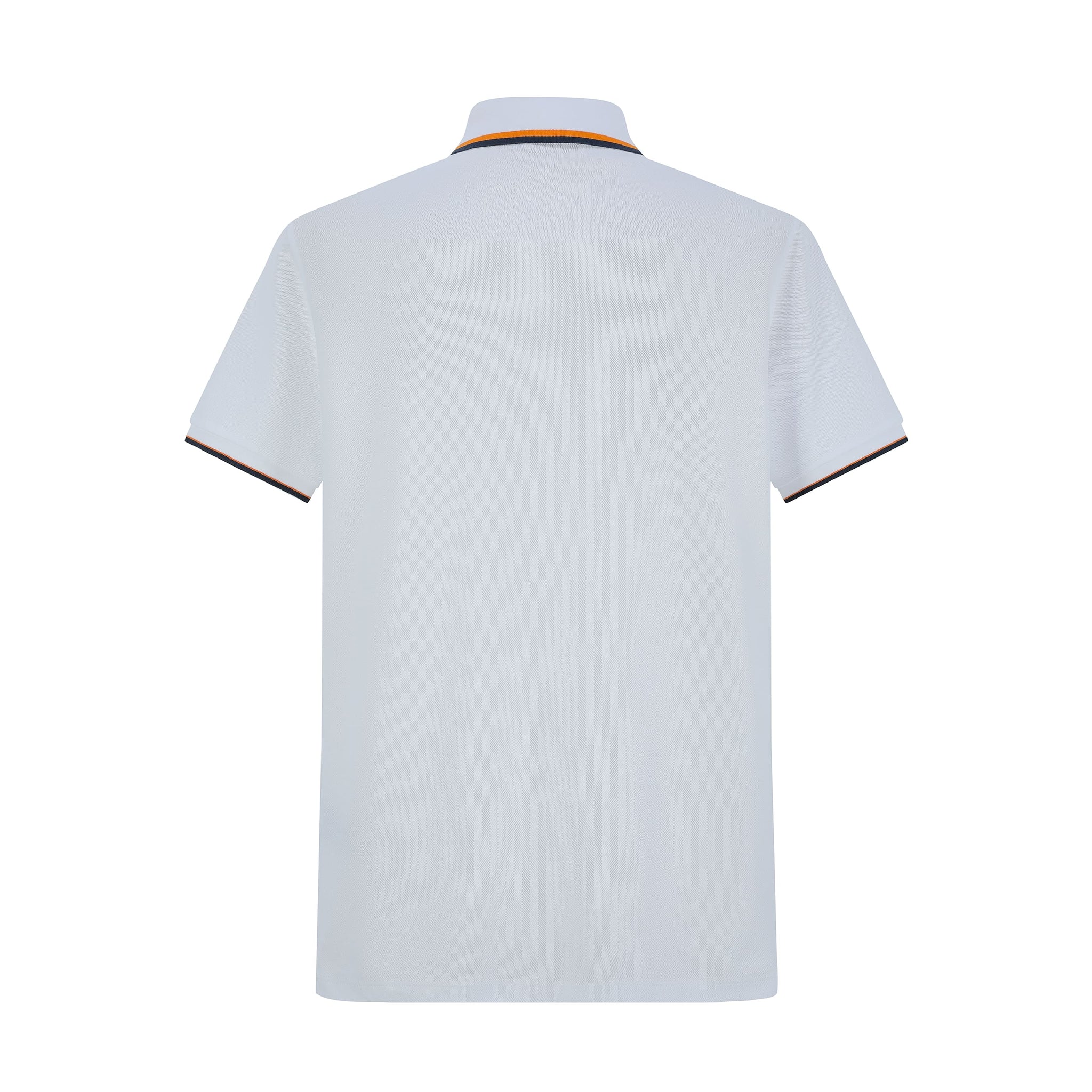 Camiseta 22473# Tipo Polo Blanca Para Hombre