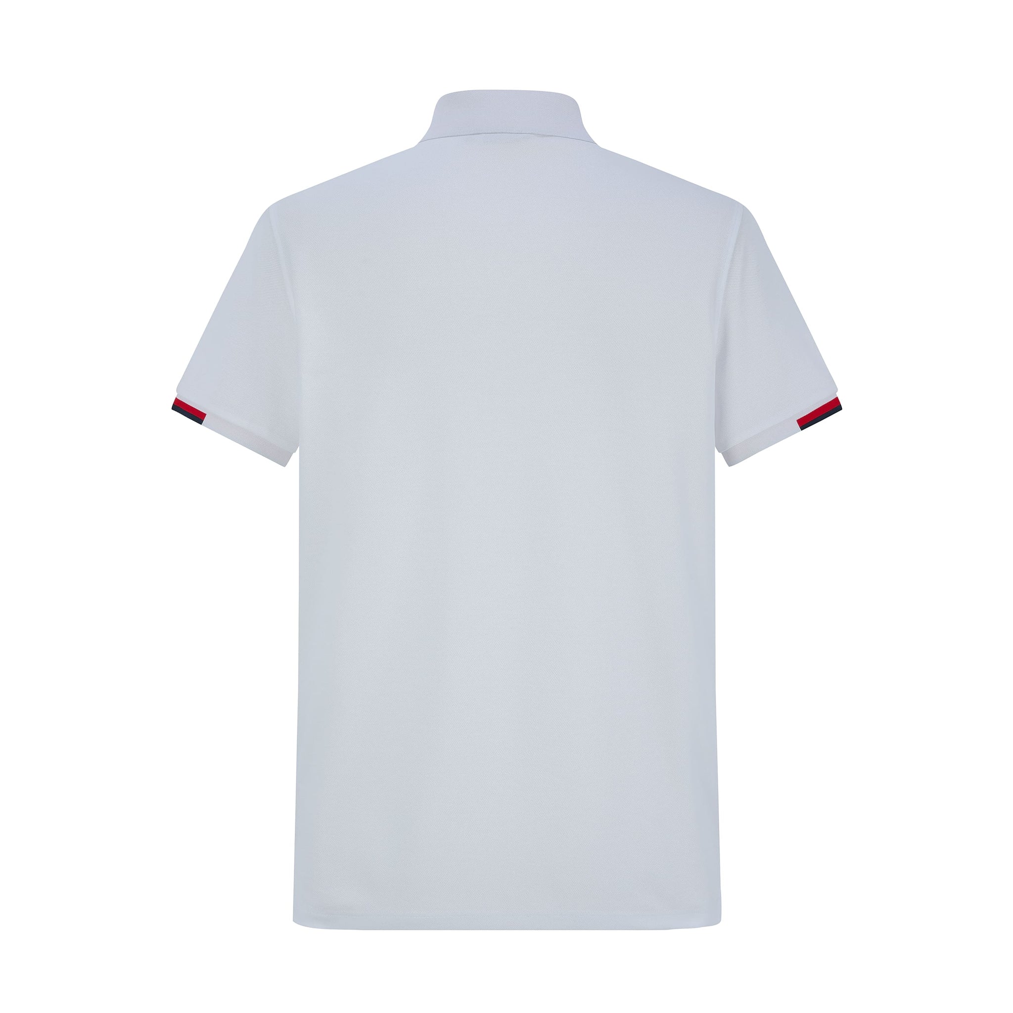 Camiseta 22464# Tipo Polo Blanca Para Hombre