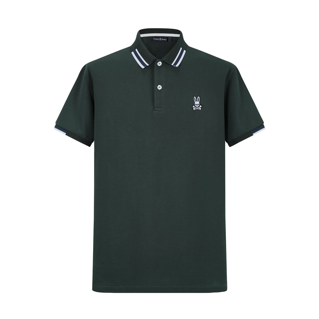 Camiseta 22464# Tipo Polo Verde Para Hombre
