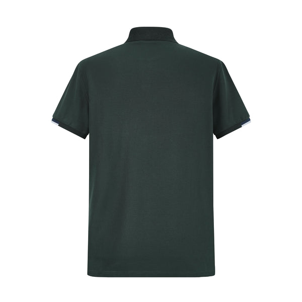 Camiseta 22464# Tipo Polo Verde Para Hombre