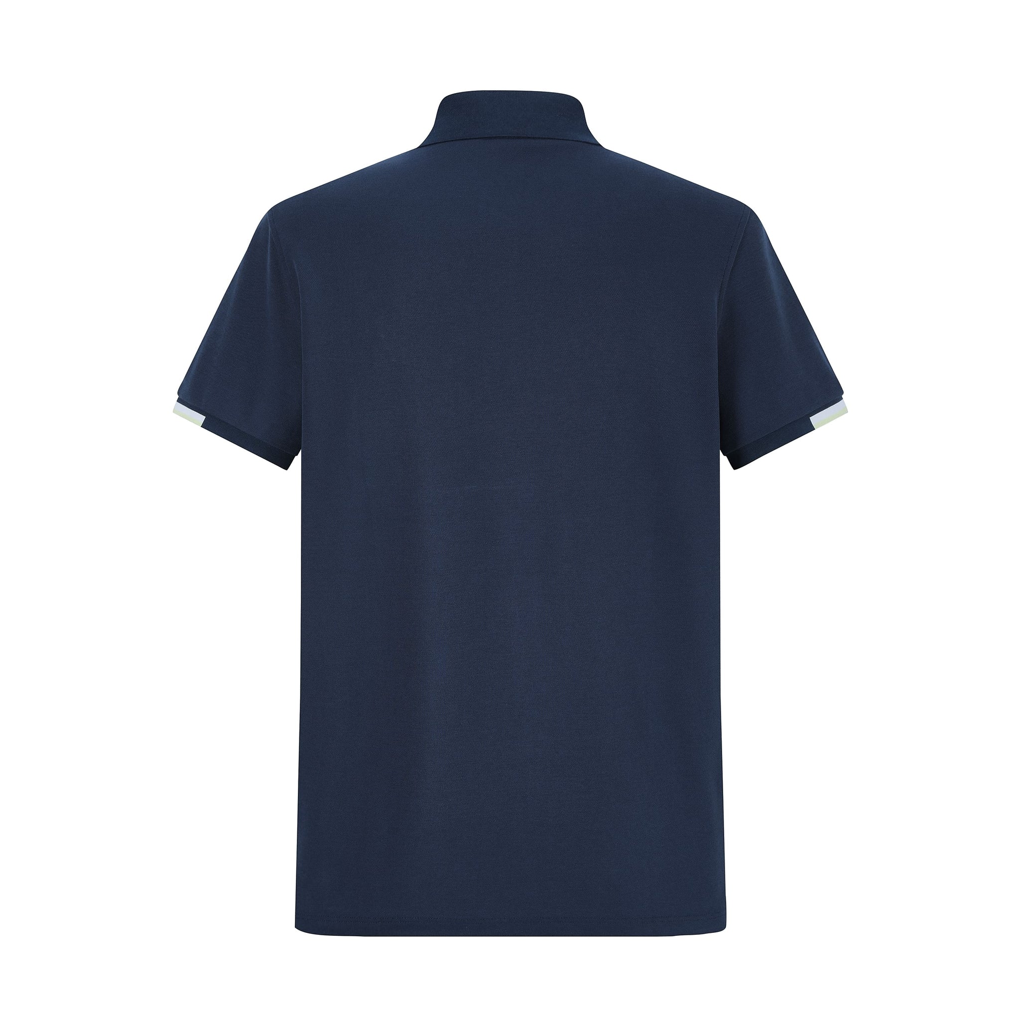 Camiseta 22464# Tipo Polo Azul Oscuro Para Hombre