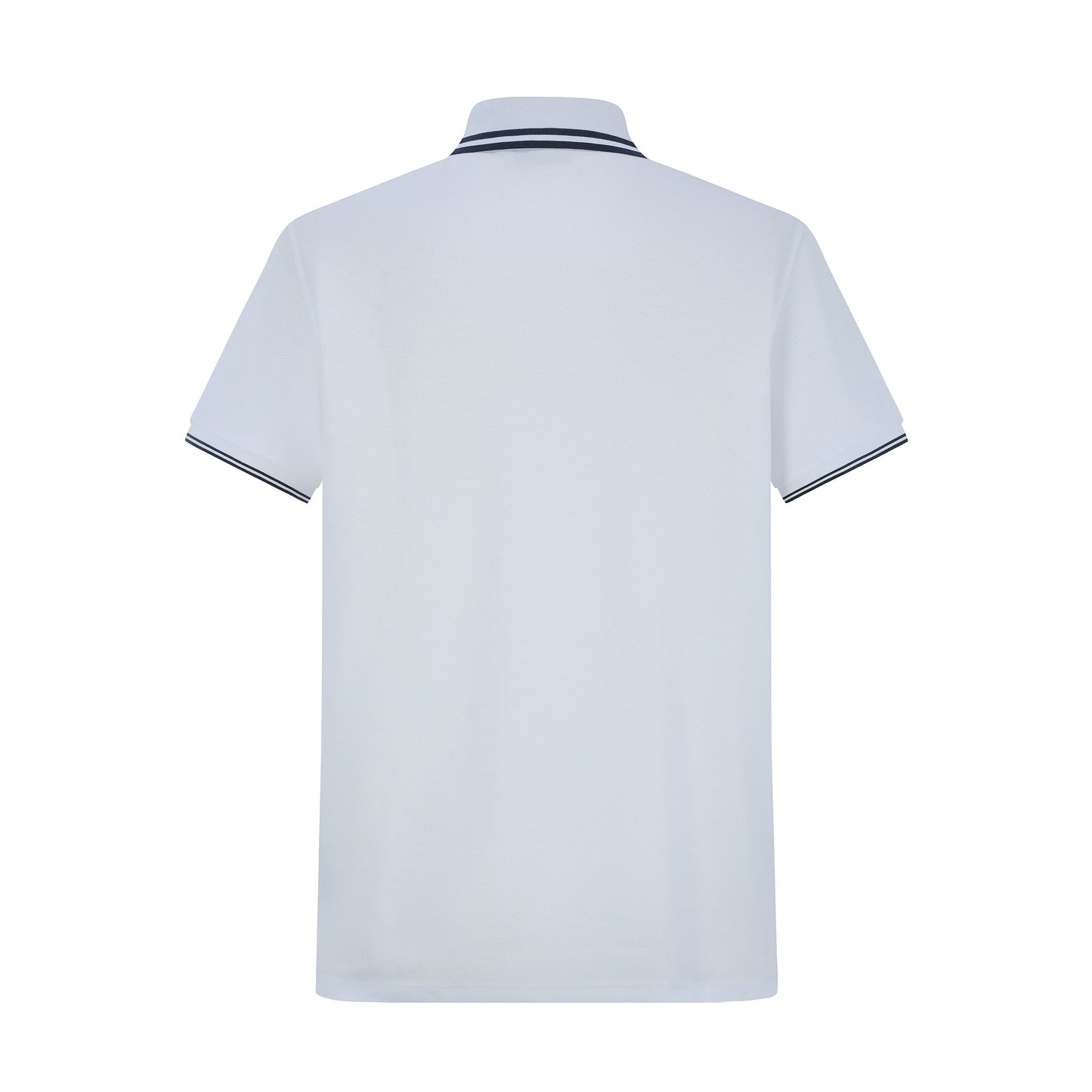 Camiseta 22361# Tipo Polo Blanca Para Hombre