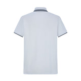 Camiseta 22361# Tipo Polo Blanca Para Hombre