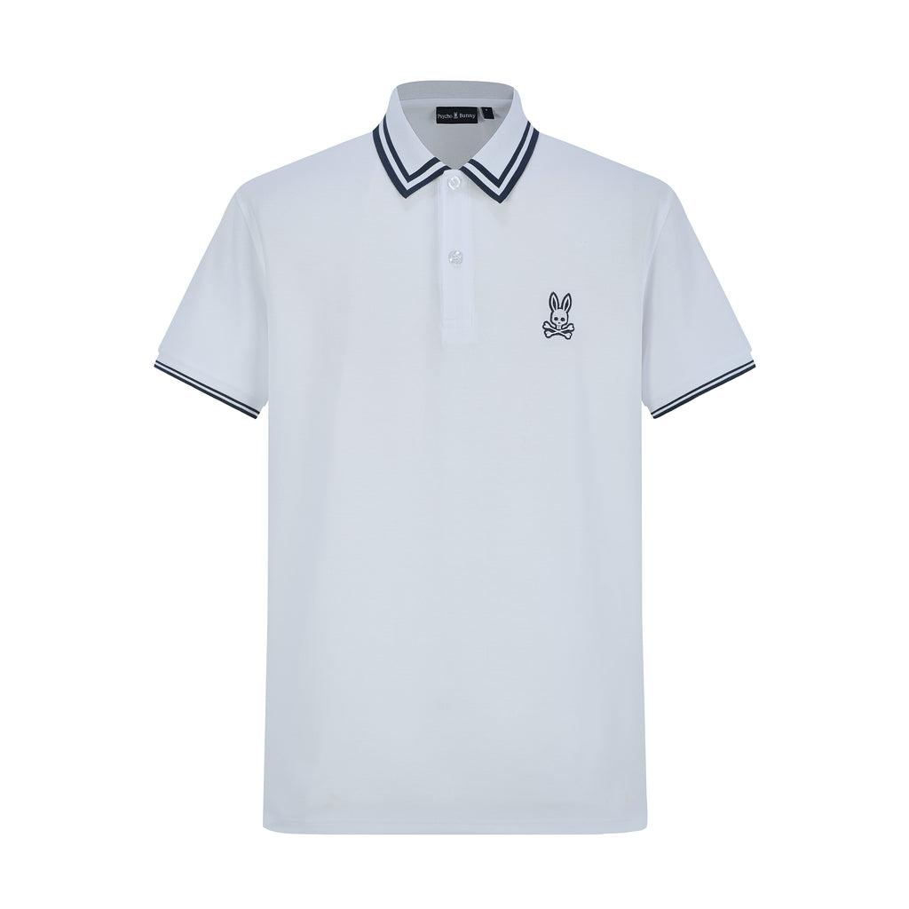 Camiseta 22350 Tipo Polo Blanca Para hombre
