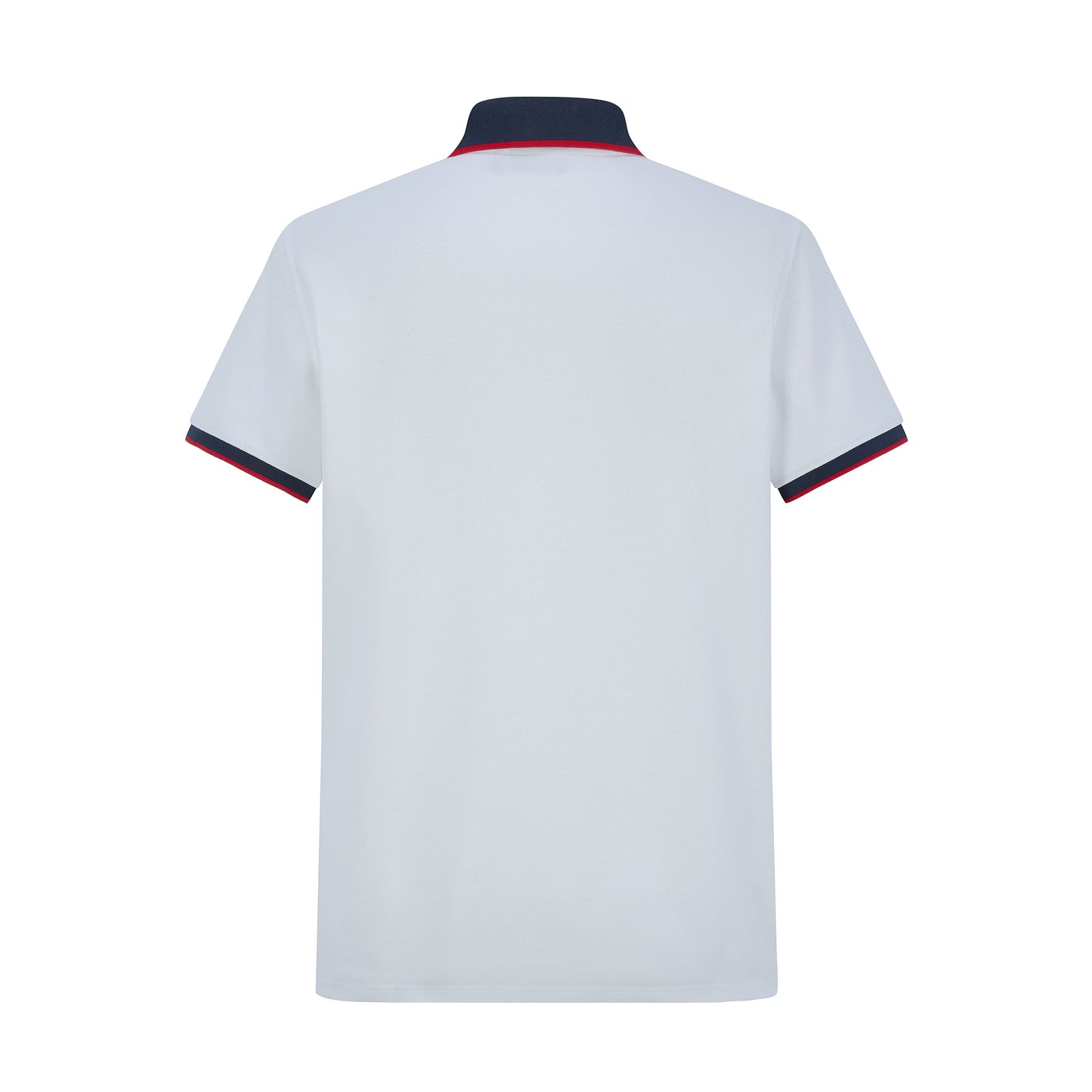Camiseta 22340# Tipo Polo Blanca Para Hombre