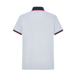 Camiseta 22340# Tipo Polo Blanca Para Hombre