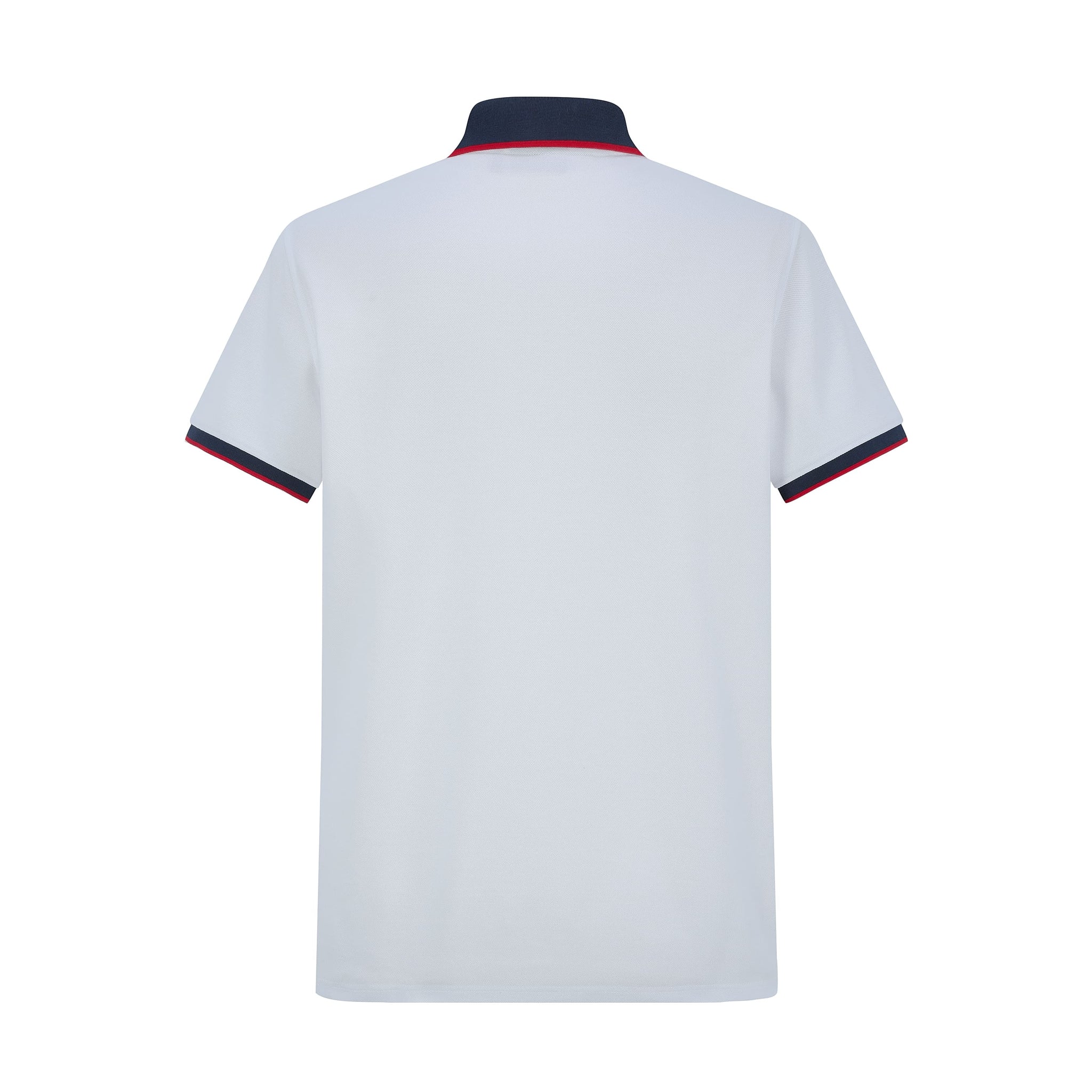 Camiseta 22340# Tipo Polo Blanca Para Hombre