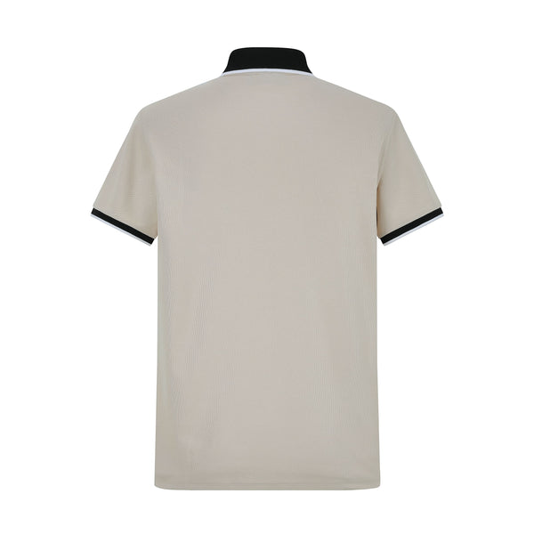 Camiseta 22340# Tipo Polo Khaki Para Hombre