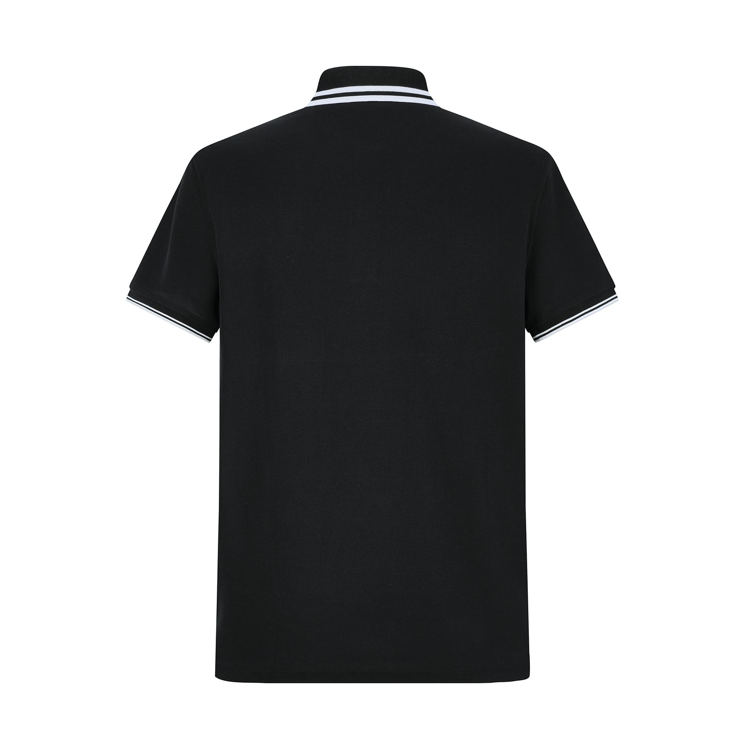 Camiseta 22350 Tipo Polo Negra Para hombre