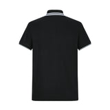 Camiseta 22350 Tipo Polo Negra Para hombre
