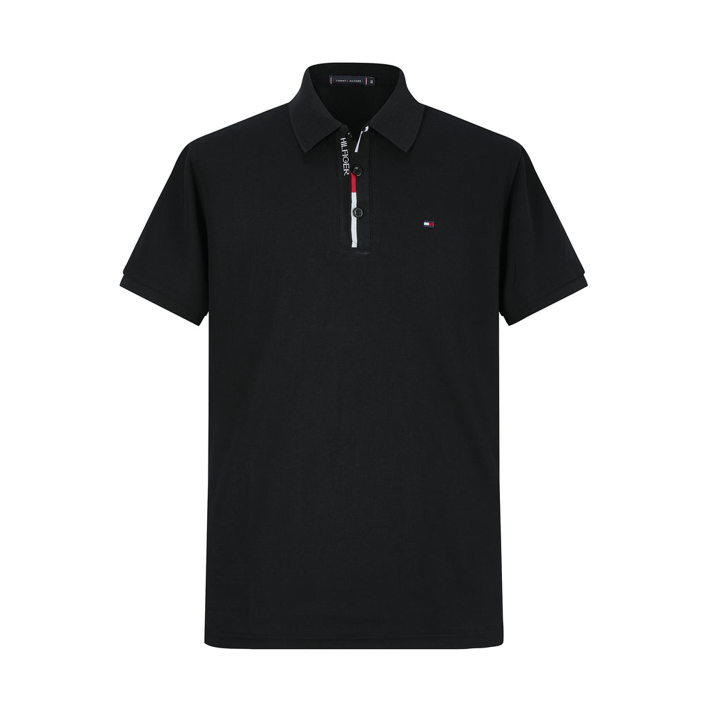 Camiseta 22384#  Tipo Polo Negra Para hombre