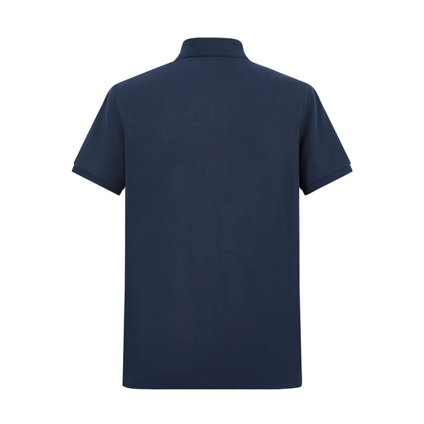 Camiseta 22383# Tipo Polo Azul Para hombre