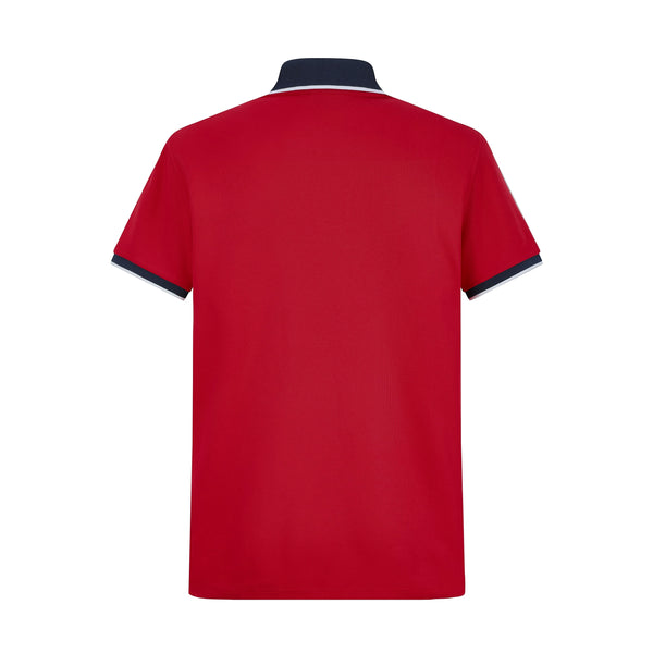 Camiseta 22360# Tipo Polo Roja Para Hombre