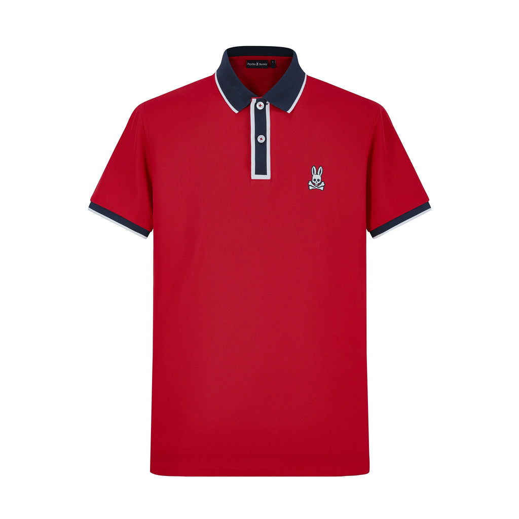 Camiseta 22360# Tipo Polo Roja Para Hombre