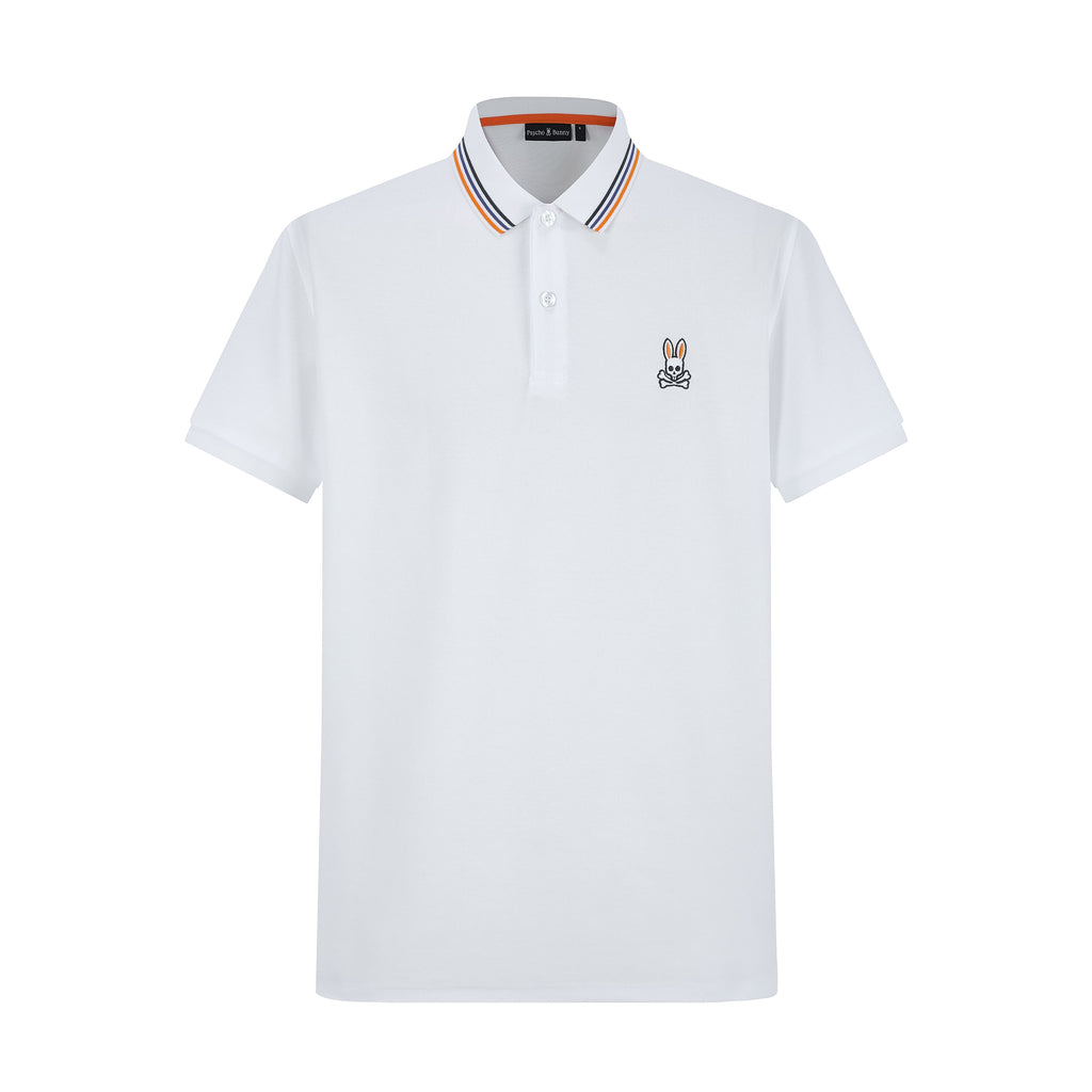 Camiseta 22370 Tipo Polo Blanca Para Hombre