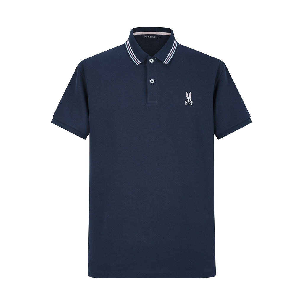 Camiseta 22370 Tipo Polo Azul Oscuro Para Hombre