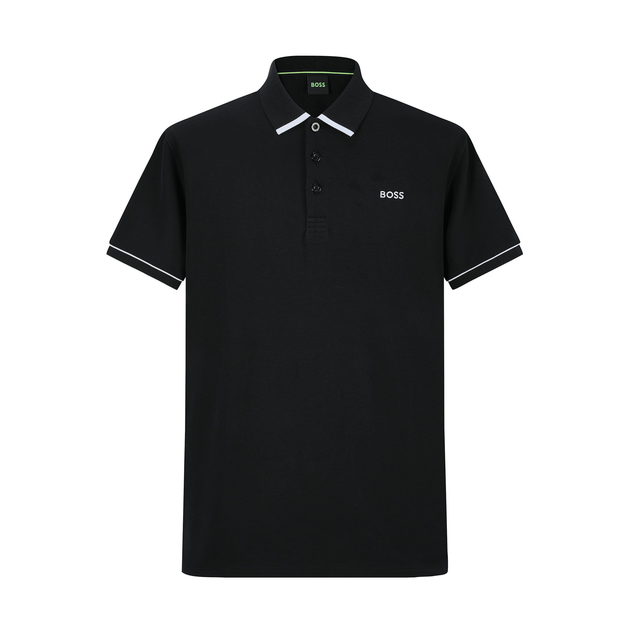 Camiseta 22352#  Tipo Polo Negra Para hombre