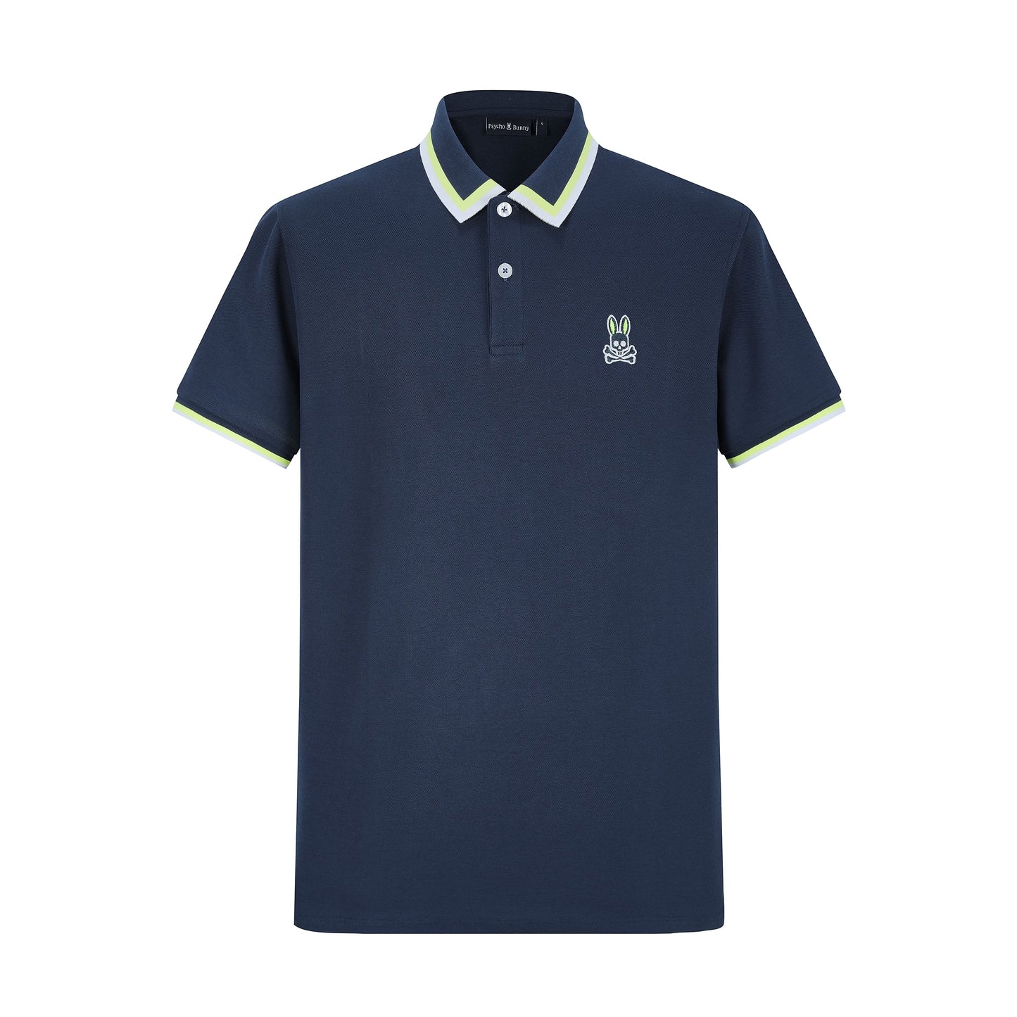 Camiseta 34591# Tipo Polo Azul Oscuro Para Hombre