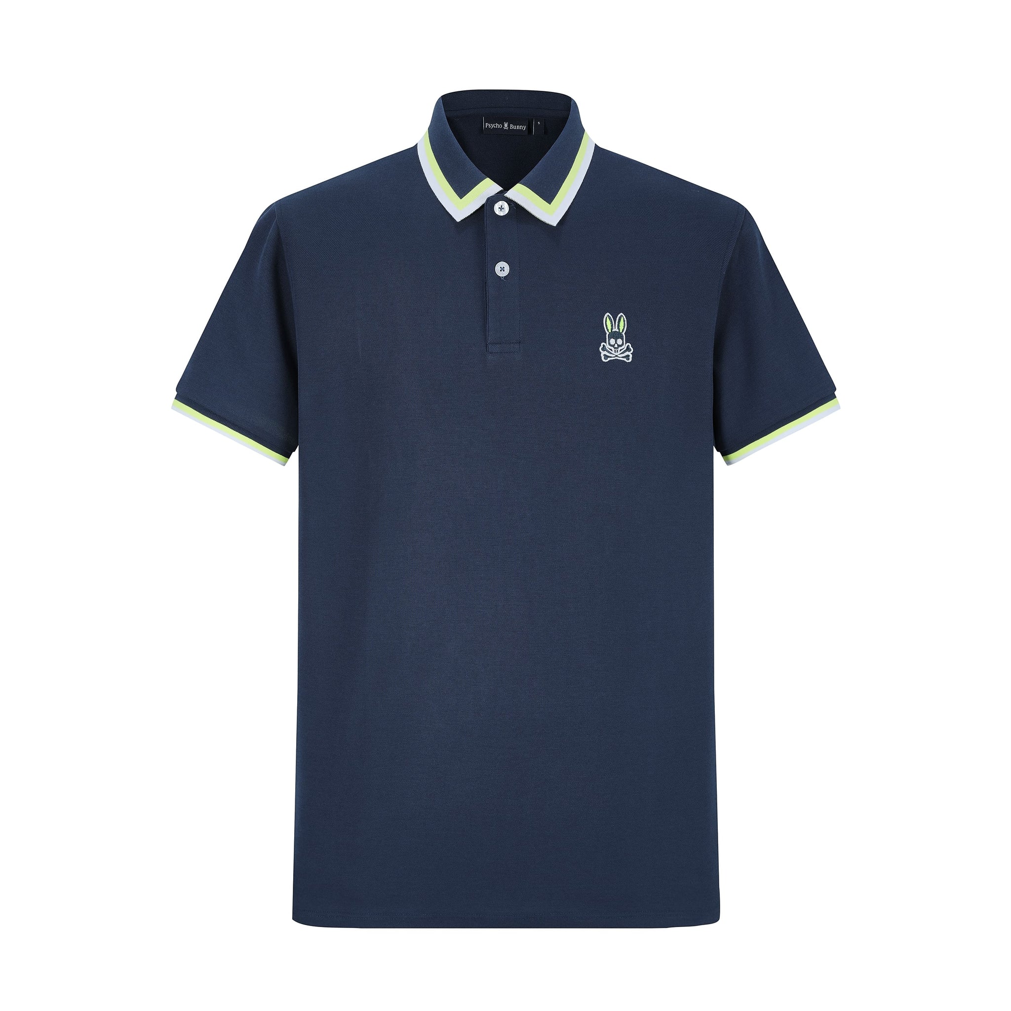 Camiseta 34591# Tipo Polo Azul Oscuro Para Hombre