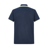 Camiseta 34591# Tipo Polo Azul Oscuro Para Hombre