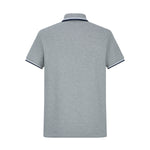 Camiseta 34591# Tipo Polo Gris Para Hombre
