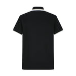 Camiseta 34591# Tipo Polo Negra Para Hombre