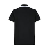Camiseta 34591# Tipo Polo Negra Para Hombre