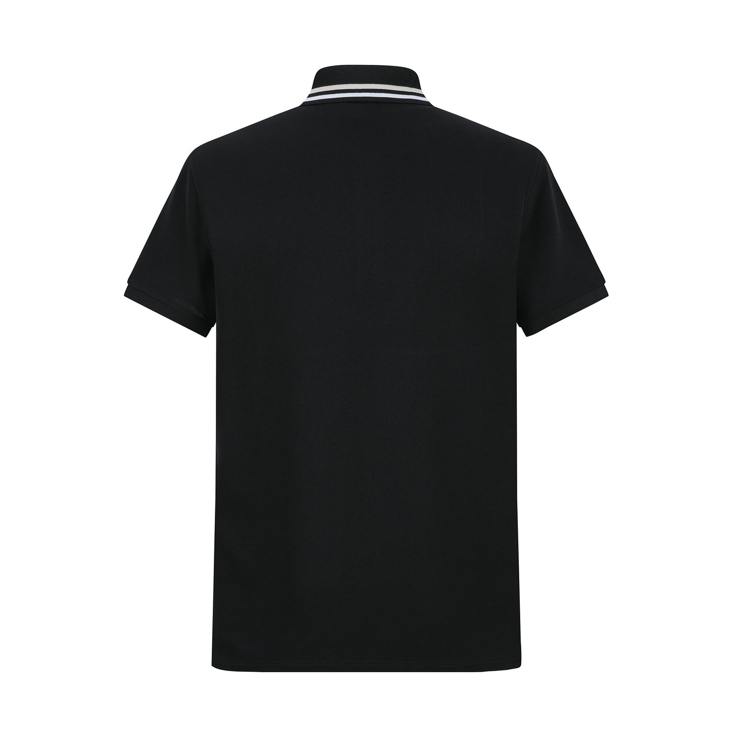 Camiseta 22346# Tipo Polo Negra Para Hombre