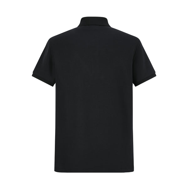 Camiseta 22362-1 Tipo Polo Negra Para Hombre