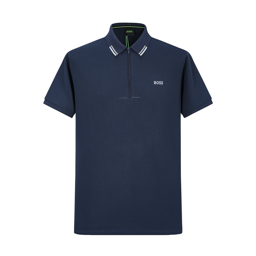 Camiseta 22362-1 Tipo Polo Azul Oscuro Para Hombre