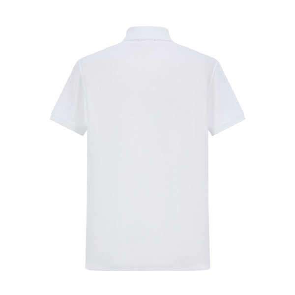 Camiseta 22362-1 Tipo Polo Blanca Para Hombre