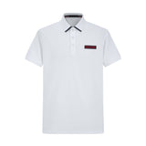 Camiseta 22343# Tipo Polo Blanca Para Hombre
