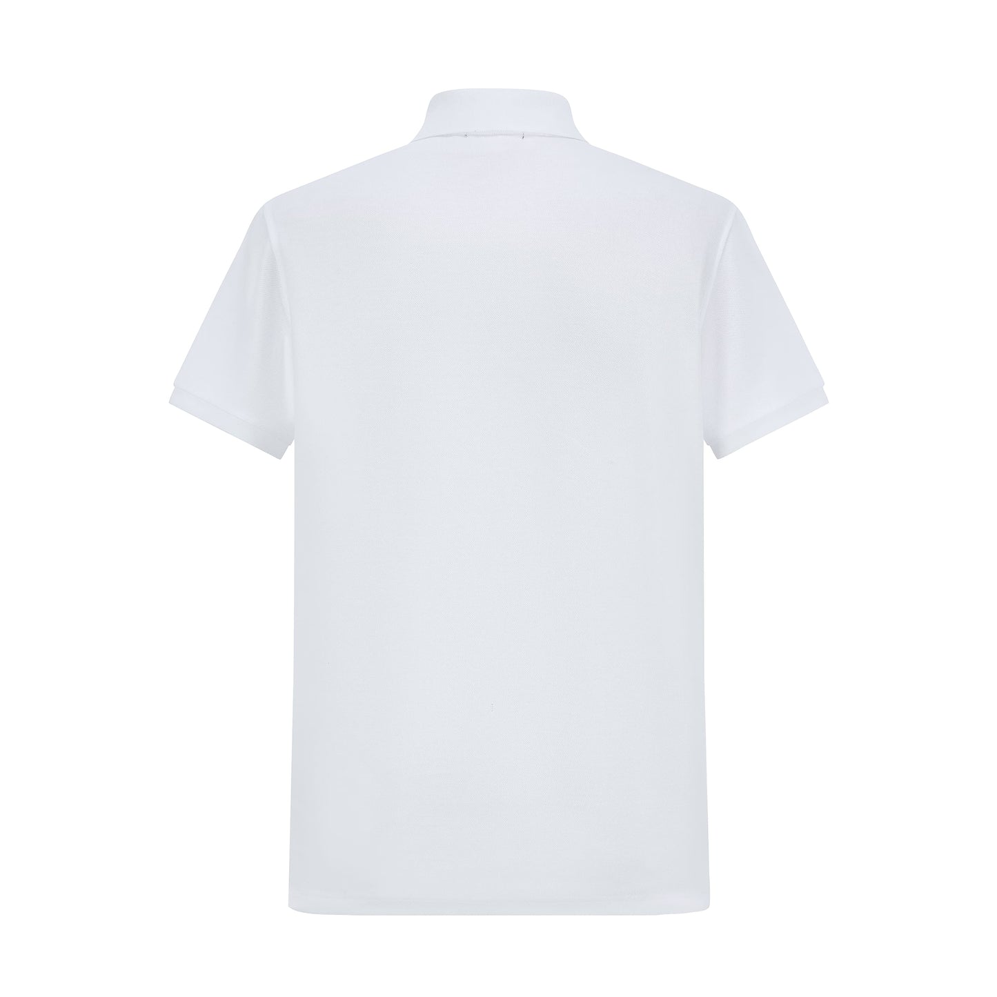 Camiseta 22343# Tipo Polo Blanca Para Hombre