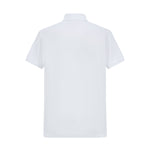 Camiseta 22343# Tipo Polo Blanca Para Hombre