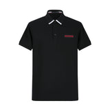 Camiseta 22343# Tipo Polo Negra Para Hombre